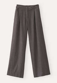 Wide-leg trousers, Grey coffee, webstill