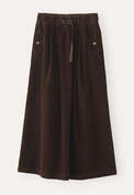 Pull-on skirt, Dark chocolate, webstill