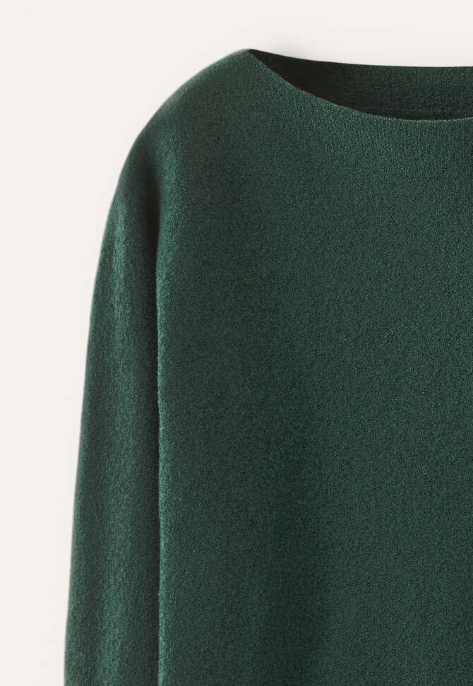 Boxy sweater, Pine green, completeTheLook