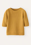 Short-sleeve sweater, Soft amber, webstill