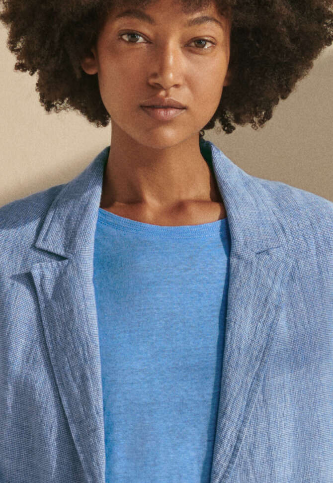 Dogtooth jacket, Indigo blue, completeTheLook