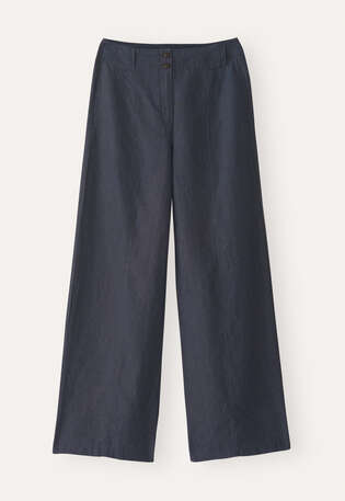 Front-seam trousers, Midnight, webstill