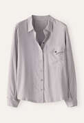 Patch pocket blouse, Pale mink, webstill