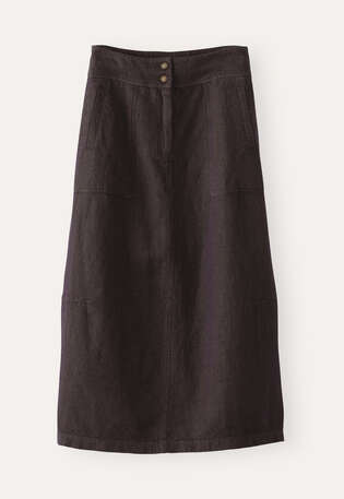 Long skirt, Navy rust, webstill
