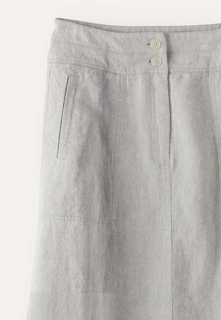 Long skirt, Grey ecru, completeTheLook