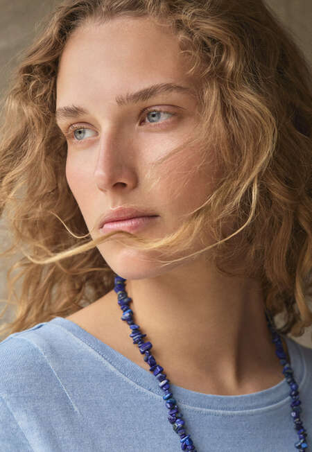 Beaded necklace, Gold, completeTheLook