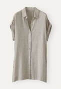 Striped tunic, Black ecru, webstill