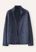 Zip-front jacket, Dark blue, webstill
