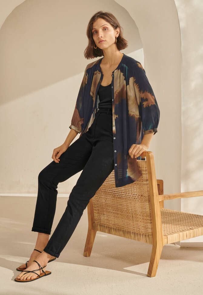 Printed tunic, Midnight stone, completeTheLook