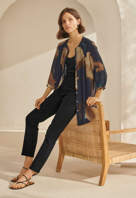 Printed tunic, Midnight stone, completeTheLook