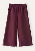 Wide & cropped culottes, Maroon, webstill