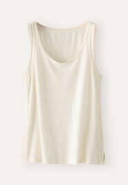 Panelled vest, Ecru, webstill