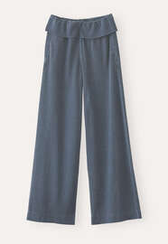 Roll-top trousers, Dark blue, webstill