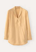 Shawl-collar blouse, Soft yellow, webstill