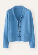 Knitted jacket, Soft marine, webstill