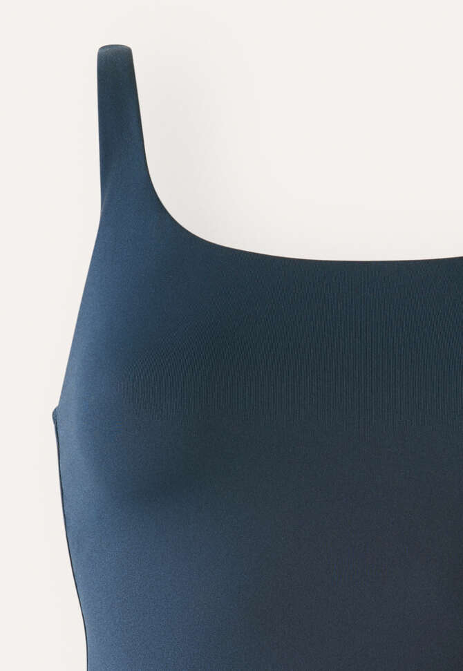 Square-neck tankini top, Dark petrol, completeTheLook