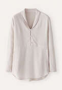 Shawl-collar blouse, Pearl, webstill