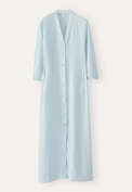 Button-through dress, Pale chambray, webstill