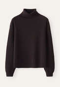 Roll-neck sweater, Dark aubergine, webstill