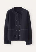 Double-cloth jacket, Midnight, webstill