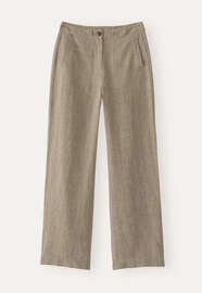 Straight-leg trousers, Natural fern, webstill