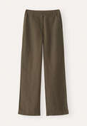 Straight-leg trousers, Olive brown, webstill