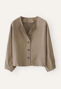 Dolman-sleeve jacket, Taupe brown, webstill