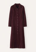 Cord panelled dress, Damson, webstill