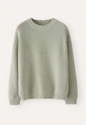 Moss-stitch sweater, Pale mint, webstill