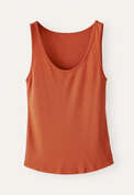 Ribbed vest, Chilli orange, webstill