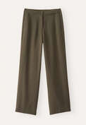 Soft tailored trousers, Dark moss, webstill