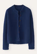 Basket-stitch cardigan, Dark sapphire, webstill