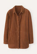 Cord overshirt, Terracotta, webstill