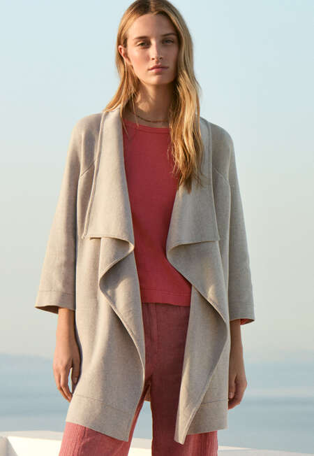 Waterfall-edge jacket, Pebble, completeTheLook