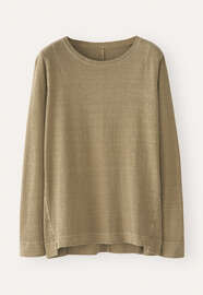 Long-sleeve top, Soft brown, webstill