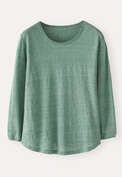 Round-neck top, Dark jade, webstill