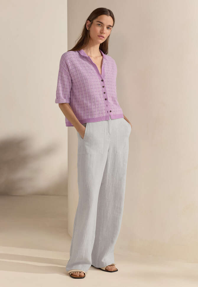 Check-stitch shirt, Orchid pink, completeTheLook