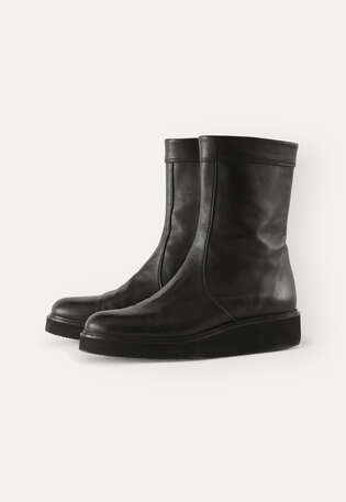 Ankle boots, Black, webstill
