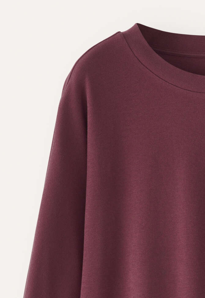 Dolman-sleeve top, Soft aubergine, completeTheLook