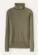 Ribbed sweater, Moss taupe, webstill