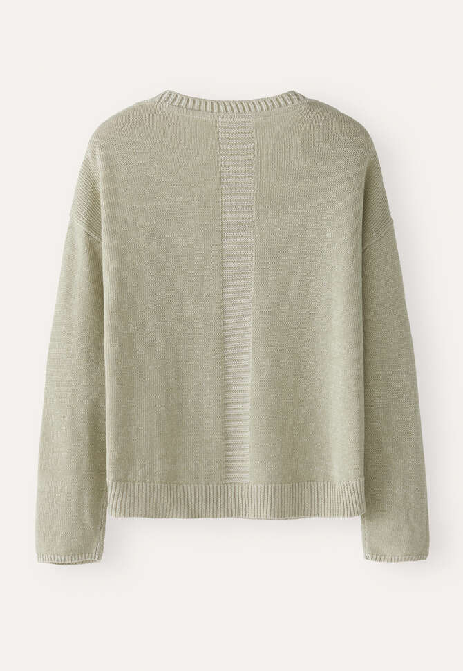 V-neck sweater, Pale sage, completeTheLook