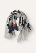 Printed pareo, Grey midnight, webstill