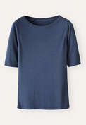 Ribbed jersey top, Washed ink, webstill