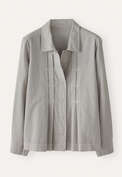 Tuck-front shirt, Aqua frost, webstill
