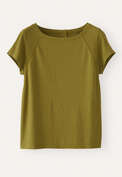 Raglan-sleeve top, Dark lime, webstill