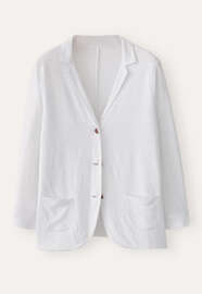Jersey blazer, White, webstill