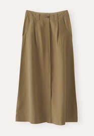 Button-front skirt, Bronze olive, webstill