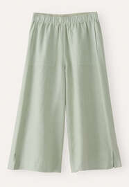 Wide & cropped culottes, Pale sage, webstill