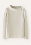 Collared sweater, Grey cream, webstill