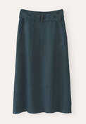Seam-detail skirt, Washed petrol, webstill
